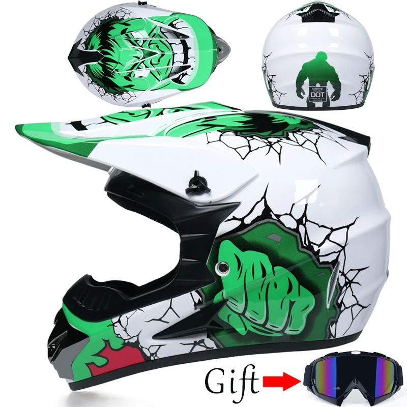 Мотокросс ATV Casco de Motocicleta Casque Para Moto Casco внедорожный Байк - Цвет: 1a