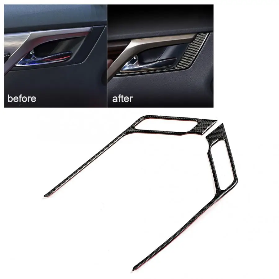 Carbon Fiber Front Door Handle Panel Trim Fit for Lexus RX300 270 200T
