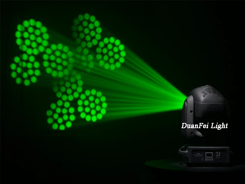 100w led spot+4 led wash-4