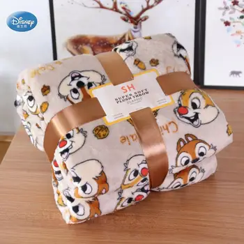 

Disney Private Pluto Chip n Dale Lightweight Plush Queen Size Blanket on Bed / Sofa / Plane Flatsheet Bedding Throw Baby Blanket