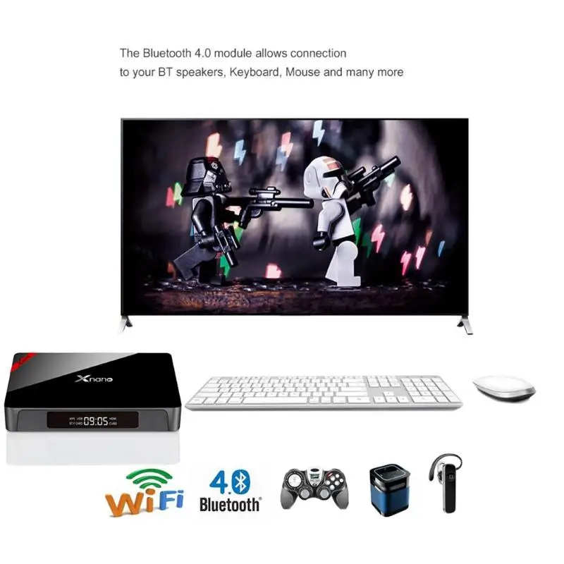 2G+ 16G X96 PRO S905X Android 6,0 Smart tv BOX четырехъядерный 2G ram 16G rom HDMI 4K* 2K HD Bluetooth 4,0 2,4G Беспроводная приставка