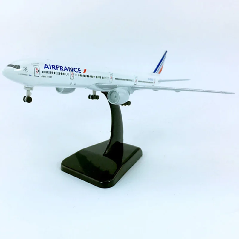 18 см авиасимулятор 1:400 Boeing B777-300 модель airфранция Airline сплав самолет W база статическая пластиковая самолет коллекционная