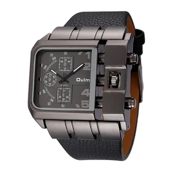 

Concept Watch Men's Large Dial European and American Hip Hop Style Quartz Watch Leather Strap Sports Waterproof Large Dial Watch