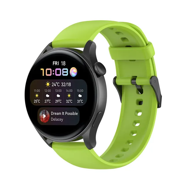 20mm 22mm Silicone watch strap For Samsung Gear S3/Active2/Huawei GT2 /Amazfit bip/Fossil Q/POLAR ignite Vantage M2 wristband xyst-cao lv