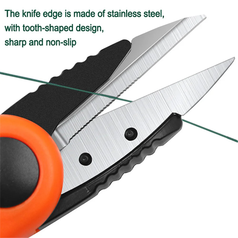 Fishing Scissors Fold Scissor Shrimp-Type Stainless Steel