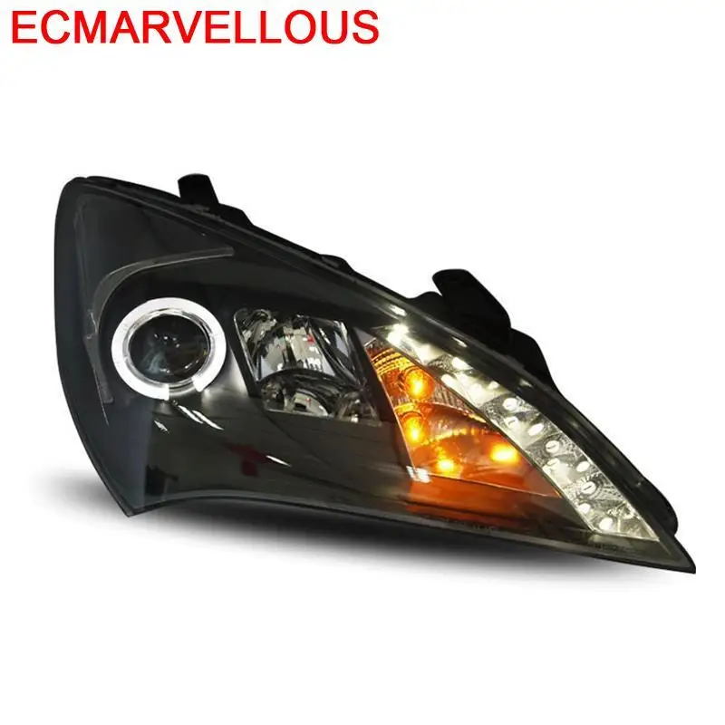 Аксессуар для бега Luces Para Авто экстерьер Led Drl Automovil фары Задние Автомобильные фары в сборе 17 18 для hyundai Rohens Coupe