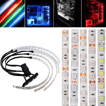 

Waterproof Computer Strip White Flexible STRIP LIGHTS for 60CM(Cable+Light) Bright Tech & Gadgets Light PC Lights LED LED SMD