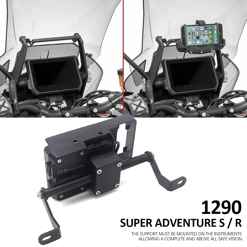 New Accessories For 1290 SUPER ADVENTURE S R 2017 2018 2019 2020 2021 2022 GPS/SMART PHONE Navigation Bracket