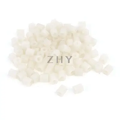 

100 Pcs M3 x 6mm Nylon Insulation Hex Hexagonal Threaded Spacer Support