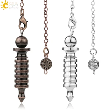 CSJA 진자 금속, Dowsing Pendule Pendulo 점 치료, radiestia, 부적 나사 모양, 매력 쥬얼리, G190