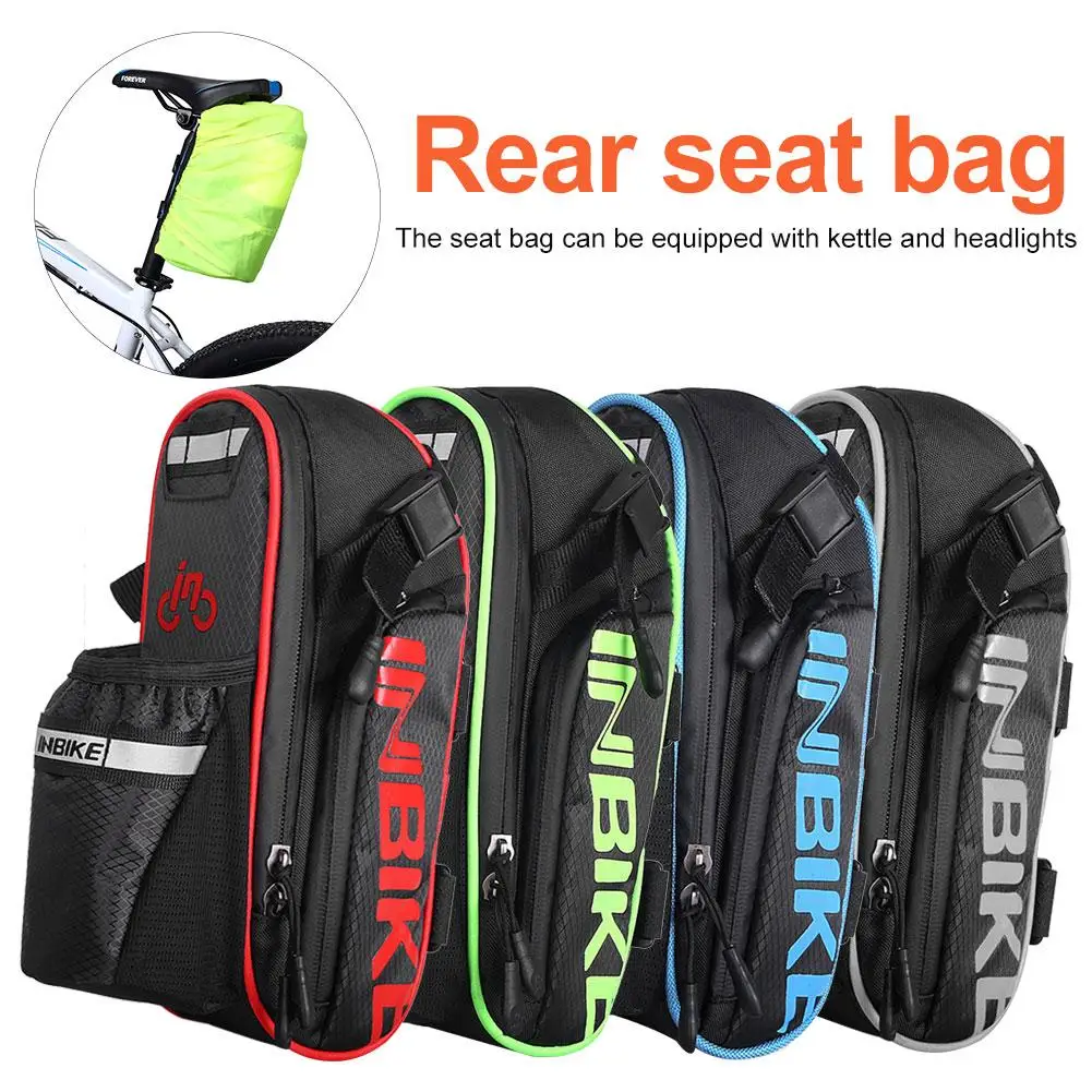 Best Mountain Bike MTB Rear Seat Bag For Water Bottle Wearable Road Bike Bagwaterproof Bicycle Seat Bags Riding Equipment Accessories