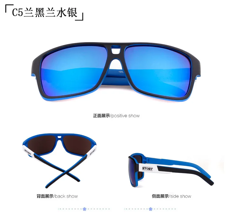 Кен солнцезащитные очки Кена блока мужские брендовые дизайнерские винтажные большие прямоугольные высококачественные очки для вождения oculos de sol masculino