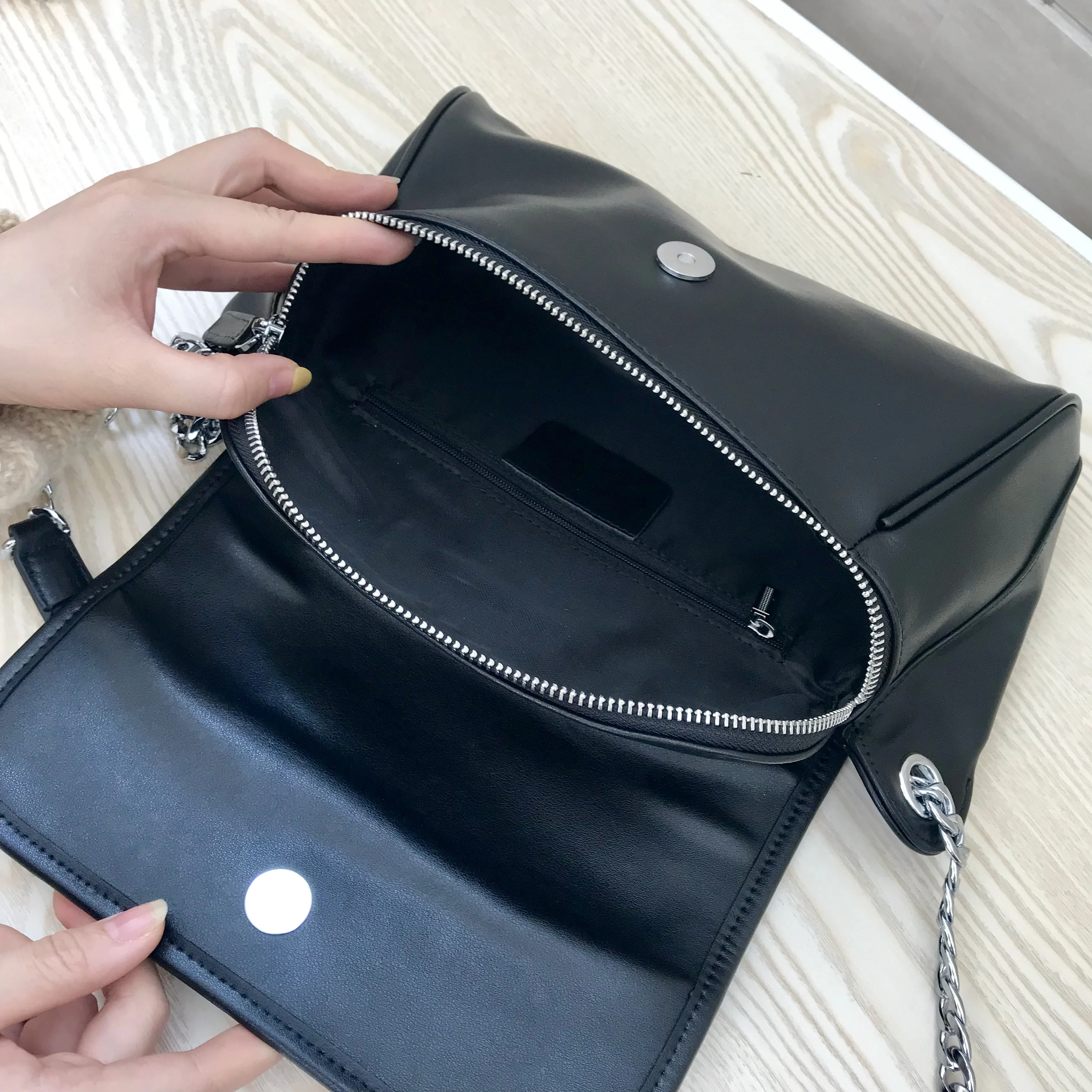 Skup Kafunila prawdziwa krowia skórzana torba na ramię kobiet prawdziwej skóry luksusowe torebki damskie torebki projektant pani torba flap bolsa feminina