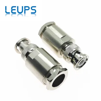 

50PCS BNC Male RF Connector Clamp RG8 LMR400 RG213 RG165 7D-FB Cable 50 Ohm
