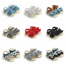 Summer Newborn Baby Girl Sandals Wave Dot Soft Sole Baby Shoes Prewalker Summer Princess Sandals For Girls Baby Shoes Summer Newborn Baby Girl Sandals Wave Dot Soft Sole Baby Shoes Prewalker Summer Princess Sandals For Girls Baby Shoes
