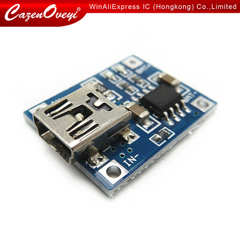 5pcs/lot TP4056 1A Mini Port Mike USB Lipo Battery Charging Board Charger Module lithium battery DIY In Stock | Электронные