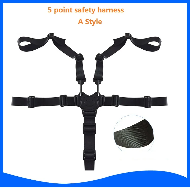 ベビーカー ブラック 5点式シートベルト Amazon | Zintan ベビーカーベルト5点式ベルト セーフティベルト