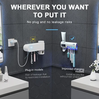 

The toothbrush UV sterilizer solar energy resists bacteria that cause bad breath and gum disease (gingivitis).