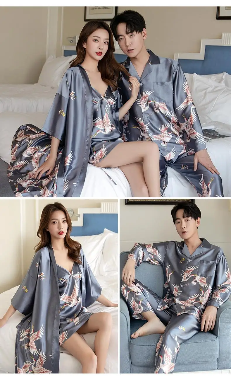 cotton pjs Men Male Comfortable Pyjamas Plus Size XXXL 4XL Long Sleeve Casual Home Wear Autumn Silk Boy Pajama Sets Leisure Sleepwear Set mens pjs