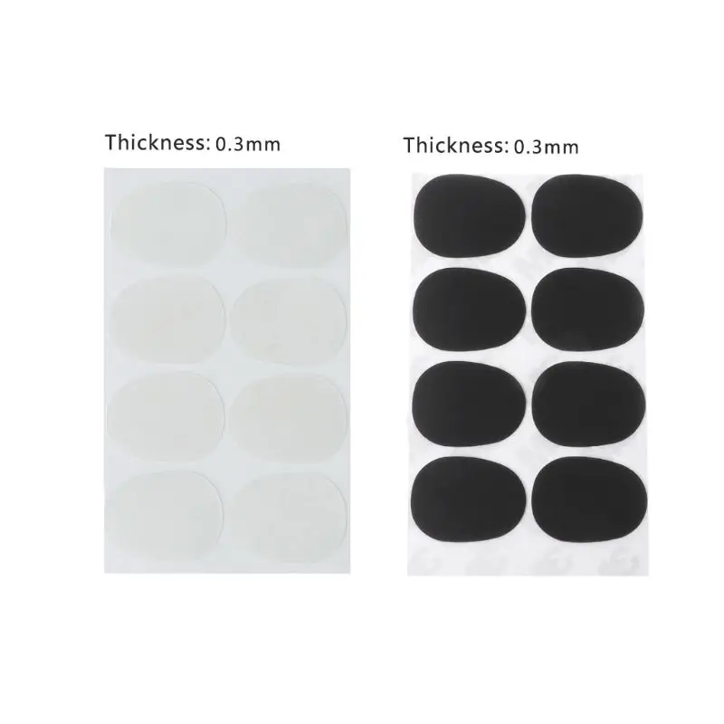 Saxophone Mouthpiece Cushions 8pcs Treble/Alto/Tenor Saxophone Clarinet Mouthpiece Patches Pads Cushions 0.3mm