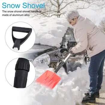 

Winter Household Garden Outdoor Snow Shovel With Telescopic Handle Portable Snow Remover