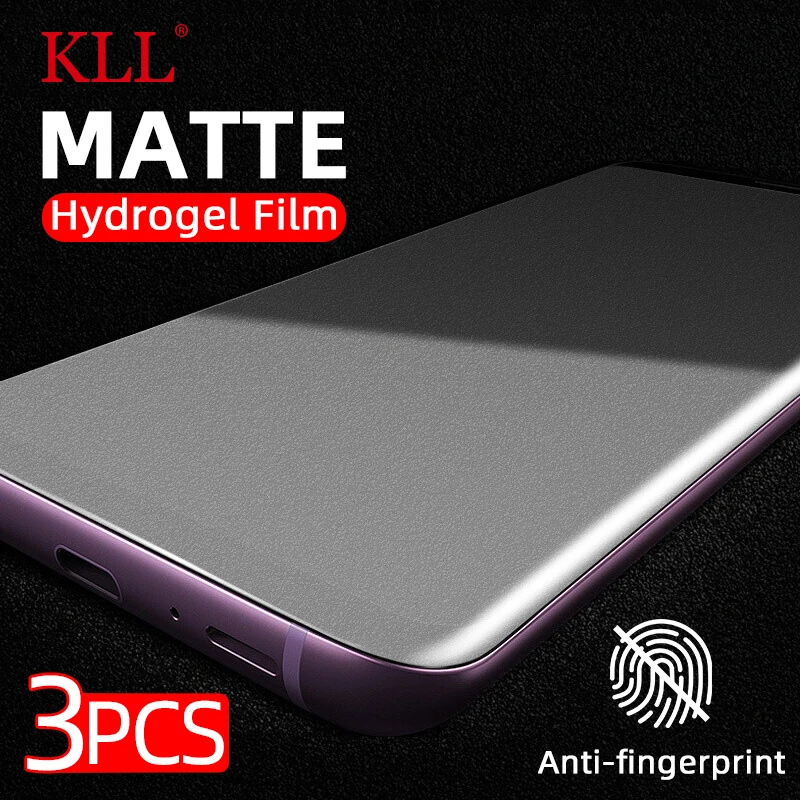 phone glass protector 1-3PcsNo Fingerprint Matte Hydrogel Film for Samsung Galaxy M51 M31 A71 M21 M11 A51 A70 A31 M30 A40 A50 A72 A41 Screen Protector mobile protector