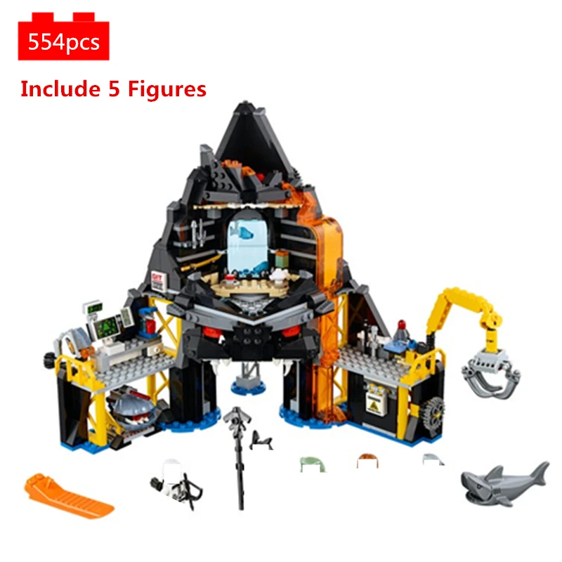 

New Ninja Garmadon's Volcano Lair Building Blocks Kit Bricks Ninjagoed Classic Movie Model Kids Toys for Children Birthday gift