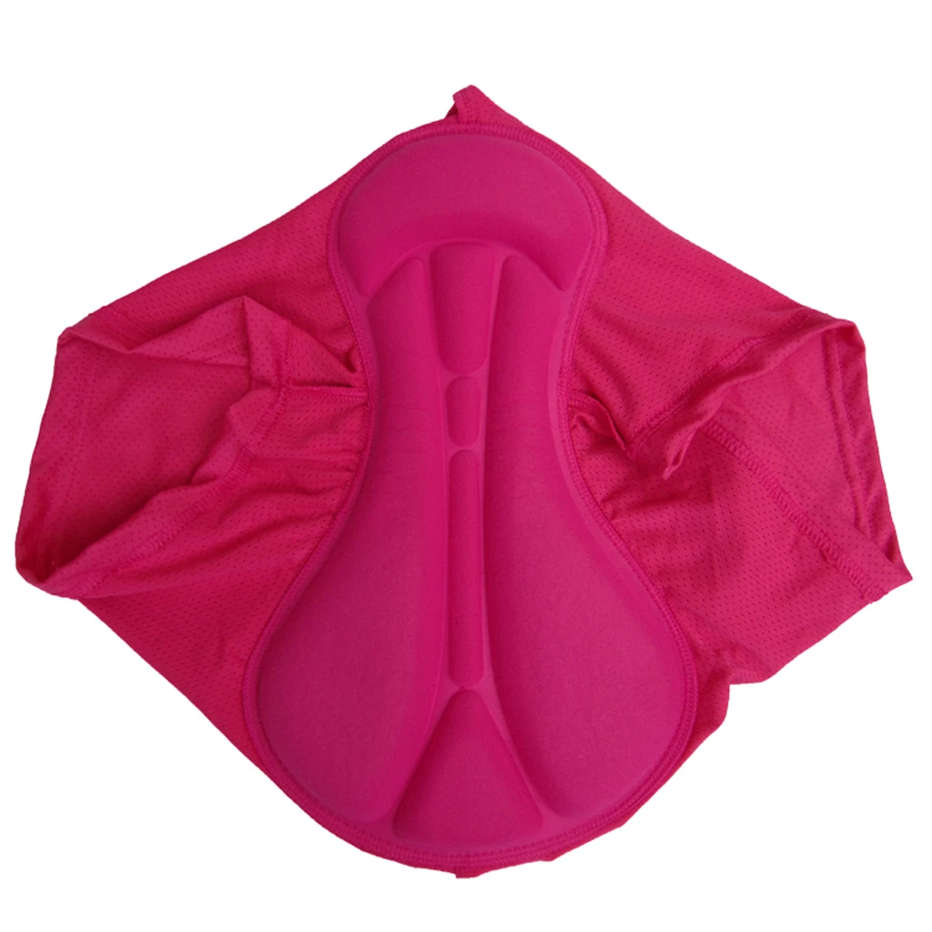 Pink Women Girls Cycling Bike Shorts Cycle Underwear Bicycle Clothing with Silicone Pad