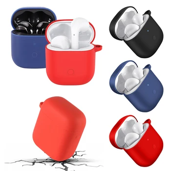

Silicone Earphone Protective Case For Realme Buds Air Wireless Sports Bluetooth Headset For Realme Buds Air Anti-Fall Shell