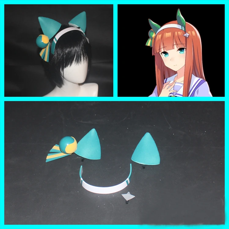 プリティダービー サイレンススズカコスプレ衣装 ヘアクリップ ヘアクリップ ヘアバンド コスプレコスチュームアクセサリー アニメ コスチューム Aliexpress