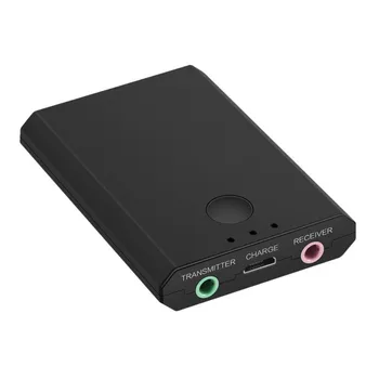 

Bluetooth 5.0 Transmitter Receiver 3.5mm Port Long Battery Life Wireless Audio Adapter High-quality New
