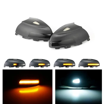 

2Pcs Dynamic LED Turn Signal Blinker Light For Volkswagen Tiguan MK1 2008-2016 Side Wing Mirror Indicator Car Puddle Light Lamp