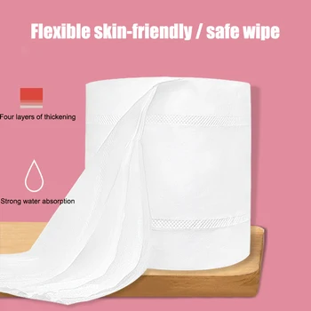 

10 Rolls Toilet Paper 4 Layer Tissue Soft Skin-Friendly for Home Bathroom Hotel New BDF99