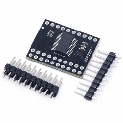 Module d'interface série iic i2c, module d'extension à broches de 10mhz, bidirectionnel 16 bits, mcp23017 