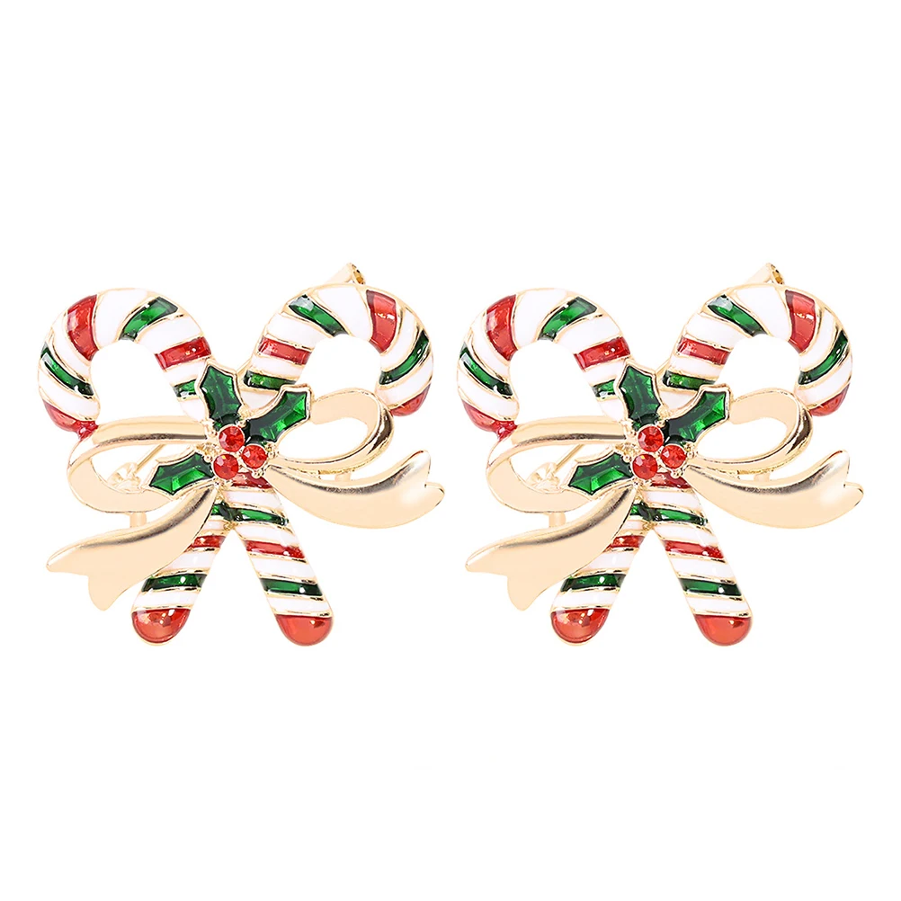 2 Pcs Christmas Brooches Exquisite Charming Unique Boutonnieres Badges Corsage for Holiday Banquet Festival