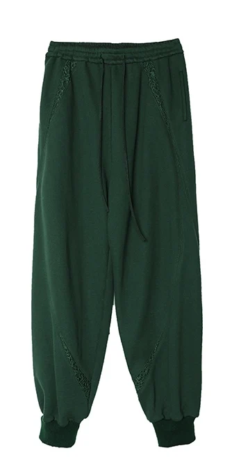Pants IRINACH09 осень зима Новая коллекция повседневные штаны с капюшоном комплект для женщин - Цвет: Pants
