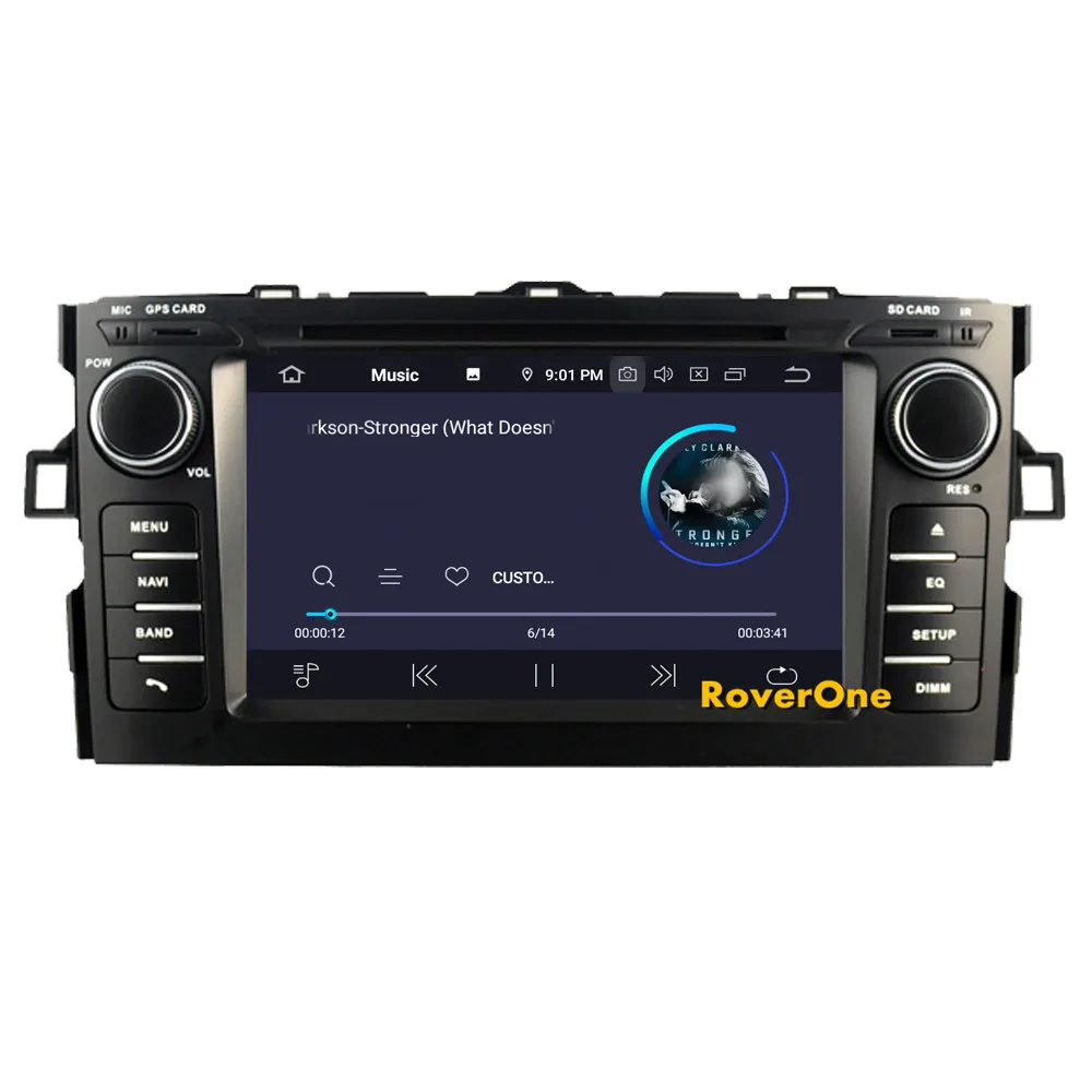 Flash Deal RoverOne Car Accessories For Toyota Auris 2008 - 2012 Android 9.0 4G+64G Auris DVD GPS Navigation Head Unit Radio Stereo 10