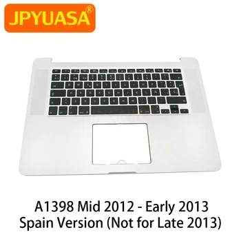 

New Original Spain Keyboard With Palmrest Top Case Topcase For Macbook Pro Retina 15" A1398 Mid 2012