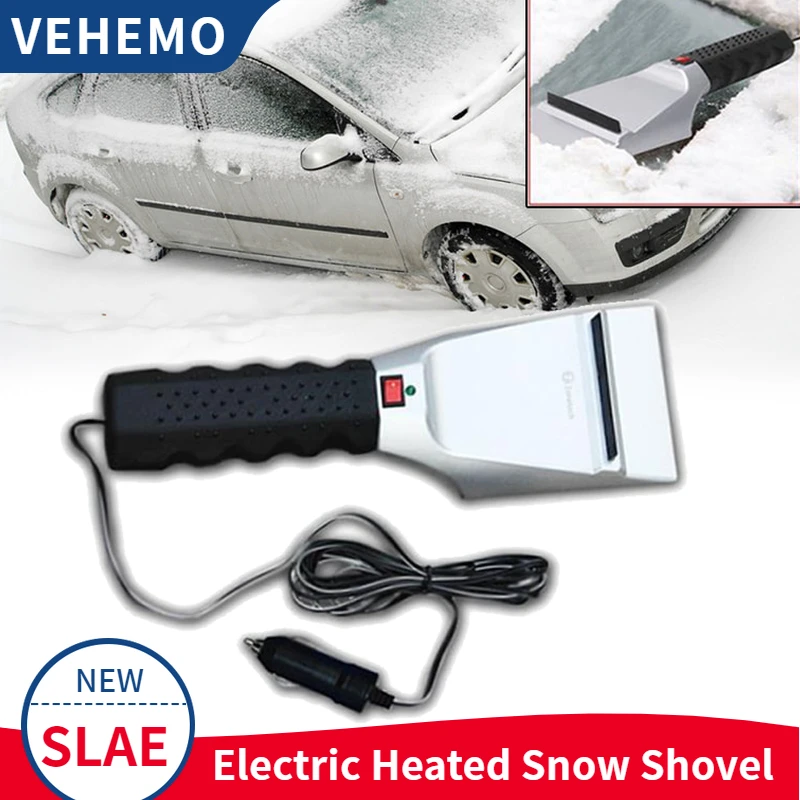 Электрическая лопата с подогревом для снега 12 В 18 Вт зимний скребок и льда щетка
