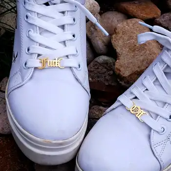 

CUSTOM NAME Shoelace Charm Couple Shoe Buckle Personalized Lacelock Gift Personalized Shoe Tag Custom Shoe Accessories