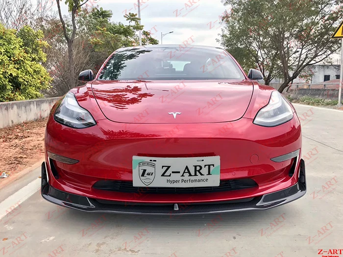 Z ART для тела Tesla 3 из углеродного волокна модель V углеродное волокно aerokit model сухое