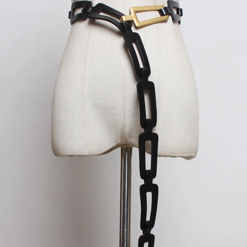 Harness Belts for Women Leather Belt Female Ins Wind Hollow Decorative Sash Female In-Suit Sweater Coat Skirt Long Girdle harness belts for women leather belt female ins wind hollow decorative sash female in suit sweater coat skirt long girdle