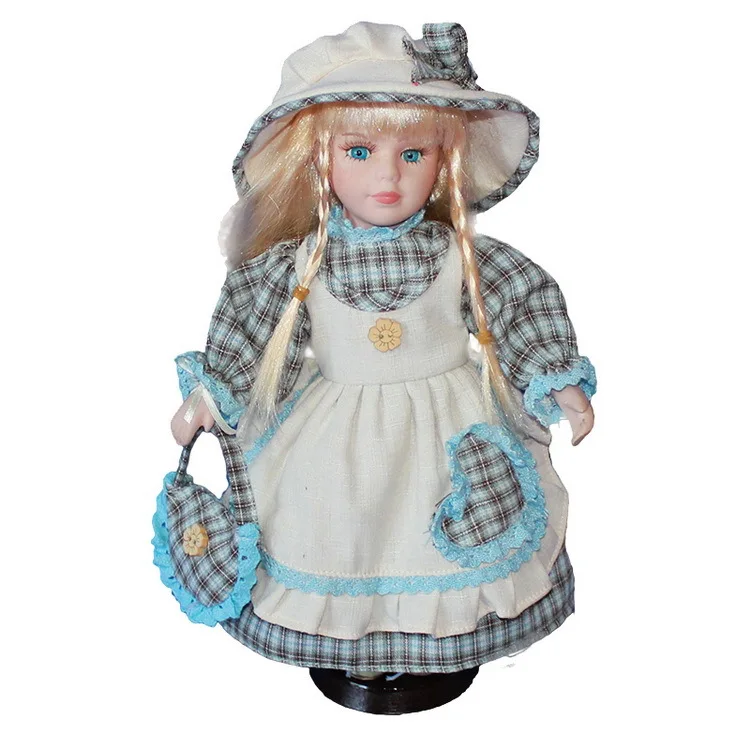 30cm Ancient Country leisure doll simulation ceramic dolls, European, Victorian style, porcelain doll simulation doll