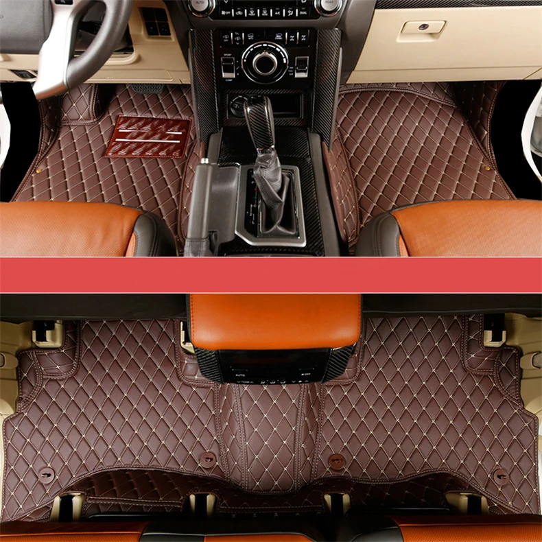 Автомобильный Стайлинг кожаные автомобильные коврики для toyota land cruiser prado 2002- J120 J150 аксессуары