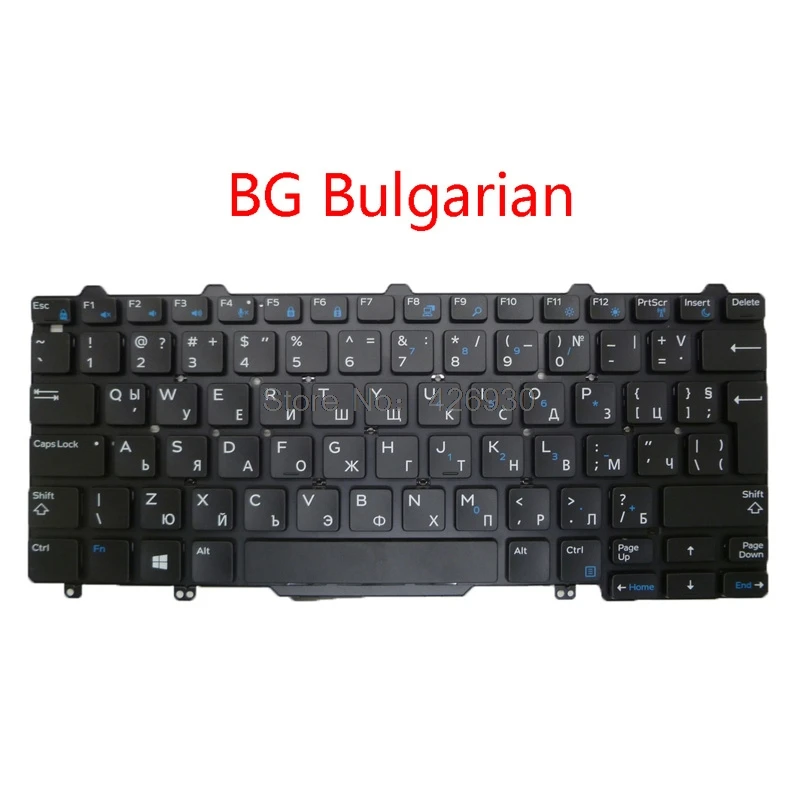 Ноутбук BG BR TI TR TW клавиатура для DELL 7350 E5250 E5270 E7250 E7270 E7450 E7470 болгарский Бразилия Таиланд турецкий китайский