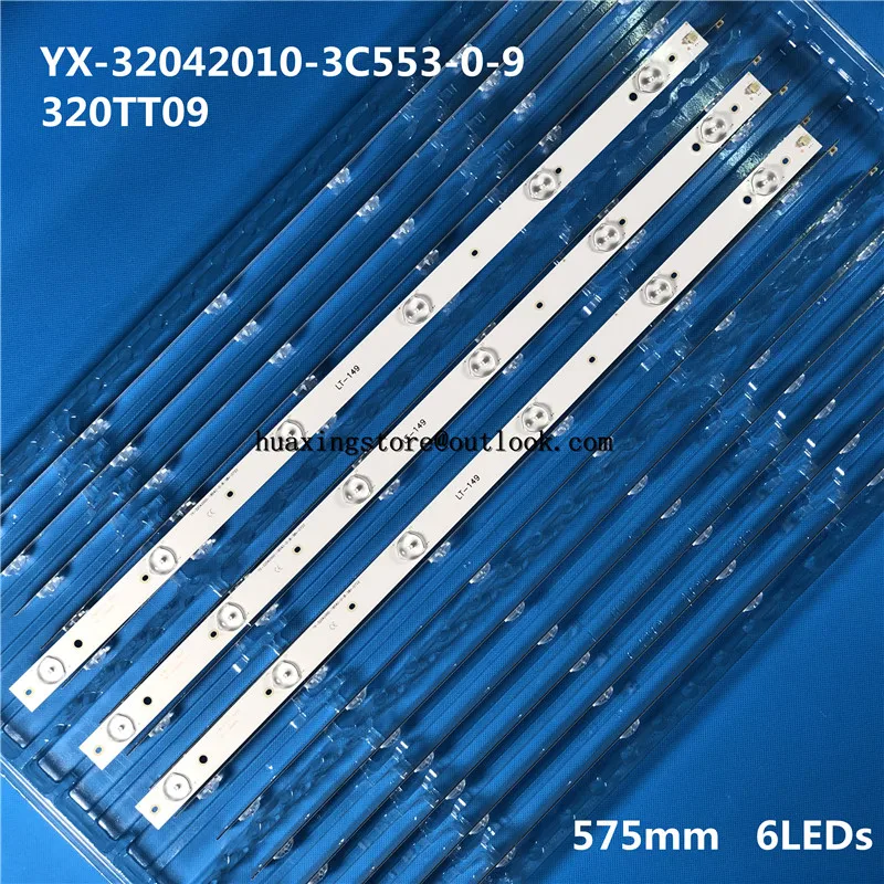 1 комплект = 2 шт. 6 ламп светодиодный фонарь для P hilip s 32PFL5708/F7 32PHG4109/78 32PHH4109/88 320TT09 V5 V4