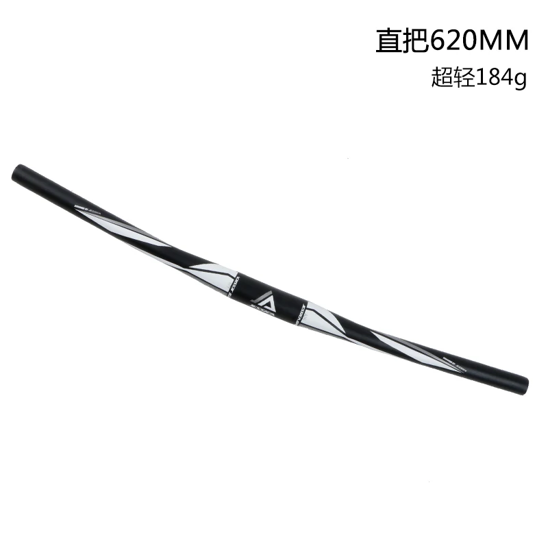 620mm black grey Горный велосипед супер легкий горизонтальный поручень 640 мм стержень 31,6 мм сиденье трубка велосипедный Подседельный штырь ручка бар - Цвет: 620mm black grey