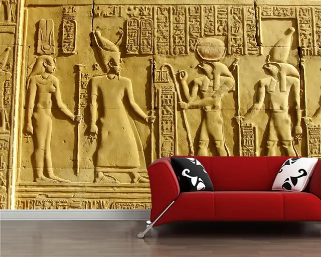 Tienda Online Kom Ombo Temple Egipcio Fresco 3d Papel Pintado