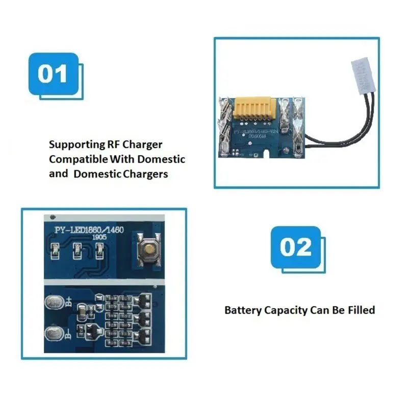 18 в чип Аккумулятора Замена платы PCB для Makita BL1830 BL1840 BL1850 BL1860