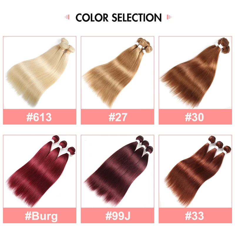 3 шт. бразильские волосы Remy пряди человеческих волос #613/#33/#30/#27/# 99J/# гамбургерские